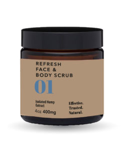 CBD Refresh Face and Body Scrub